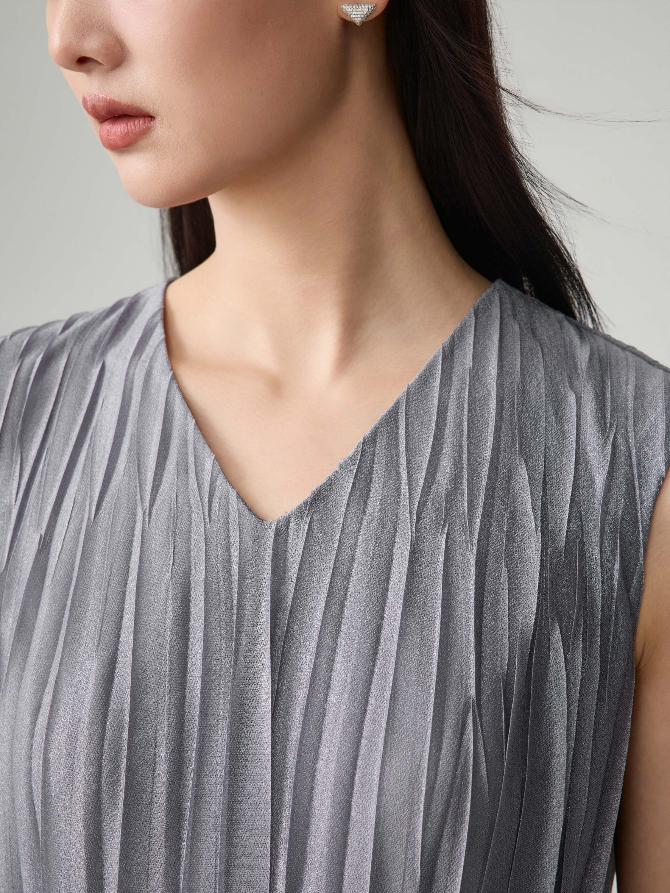 EP YAYING Elegant V-Neck Dress