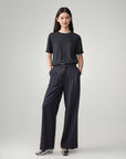 EP YAYING Soft Warm Pure Wool Floral Knitted Top