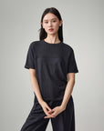 EP YAYING Soft Warm Pure Wool Floral Knitted Top