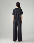 EP YAYING Soft Warm Pure Wool Floral Knitted Top
