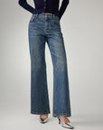 EP YAYING Washed Cotton Denim Jeans