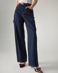 EP YAYING High-Waisted Straight Leg Jeans
