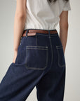EP YAYING High-Waisted Straight Leg Jeans