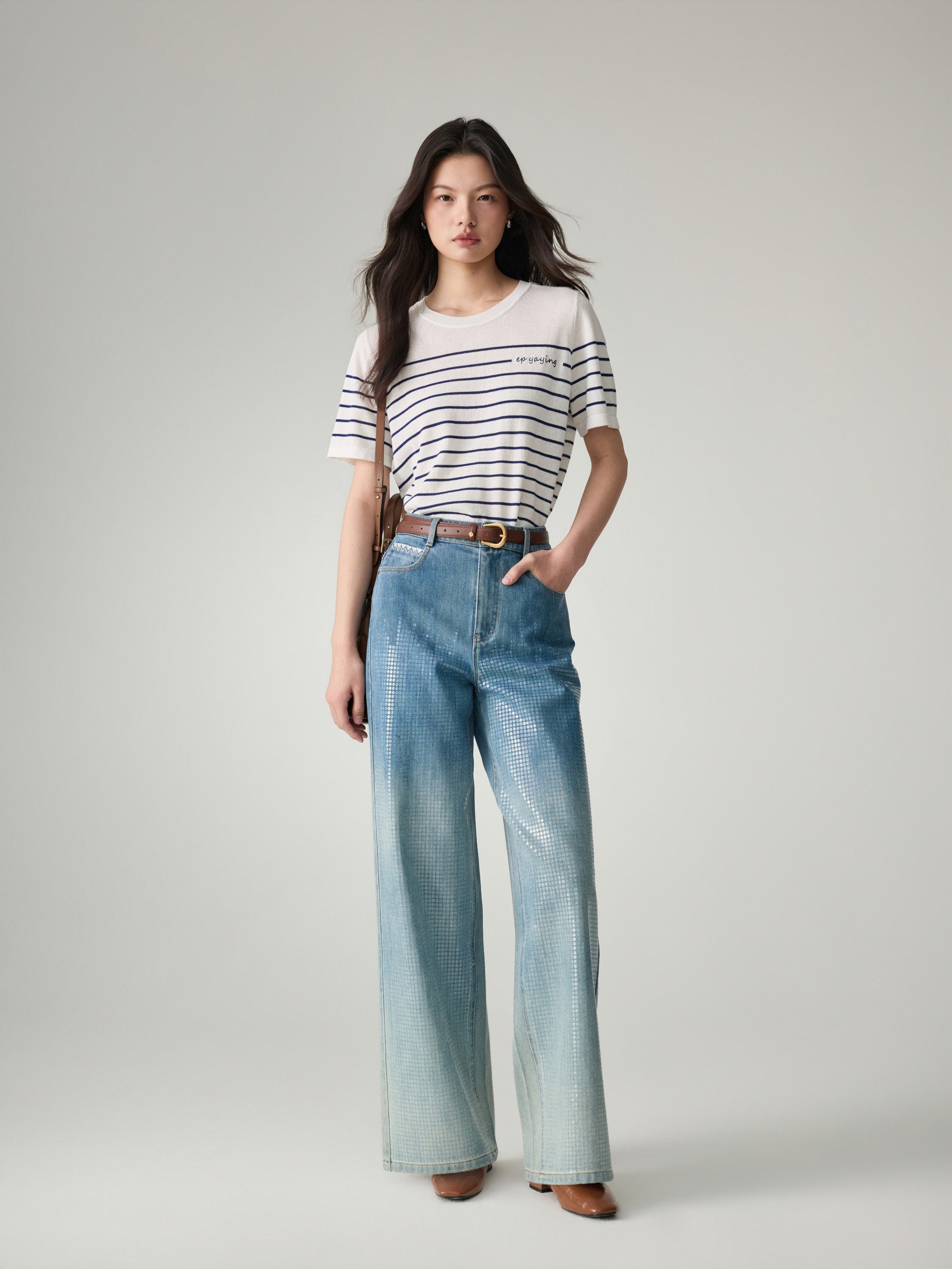 EP YAYING Wide-Leg Jeans