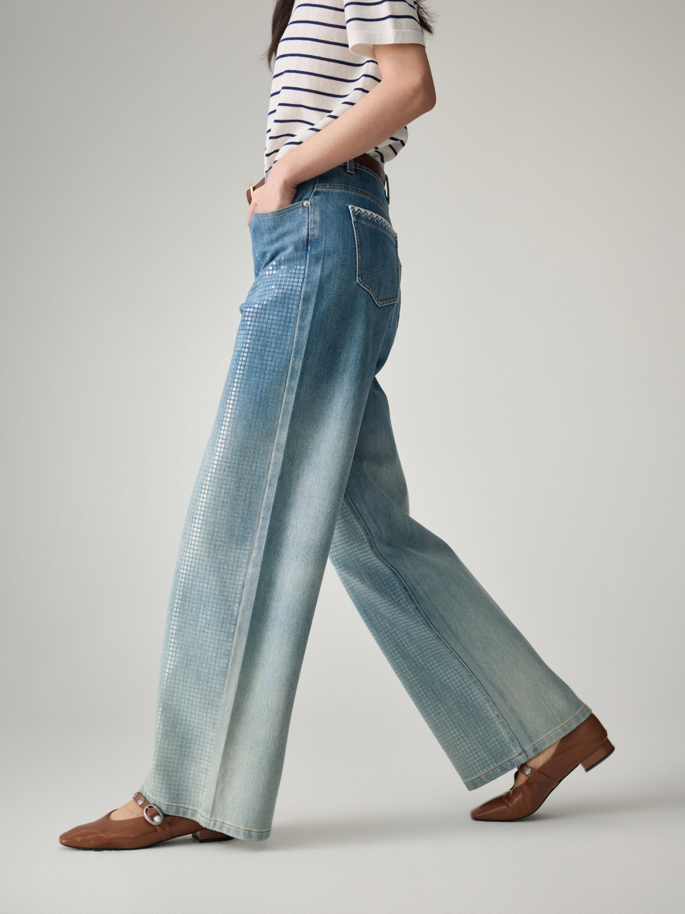 EP YAYING Wide-Leg Jeans