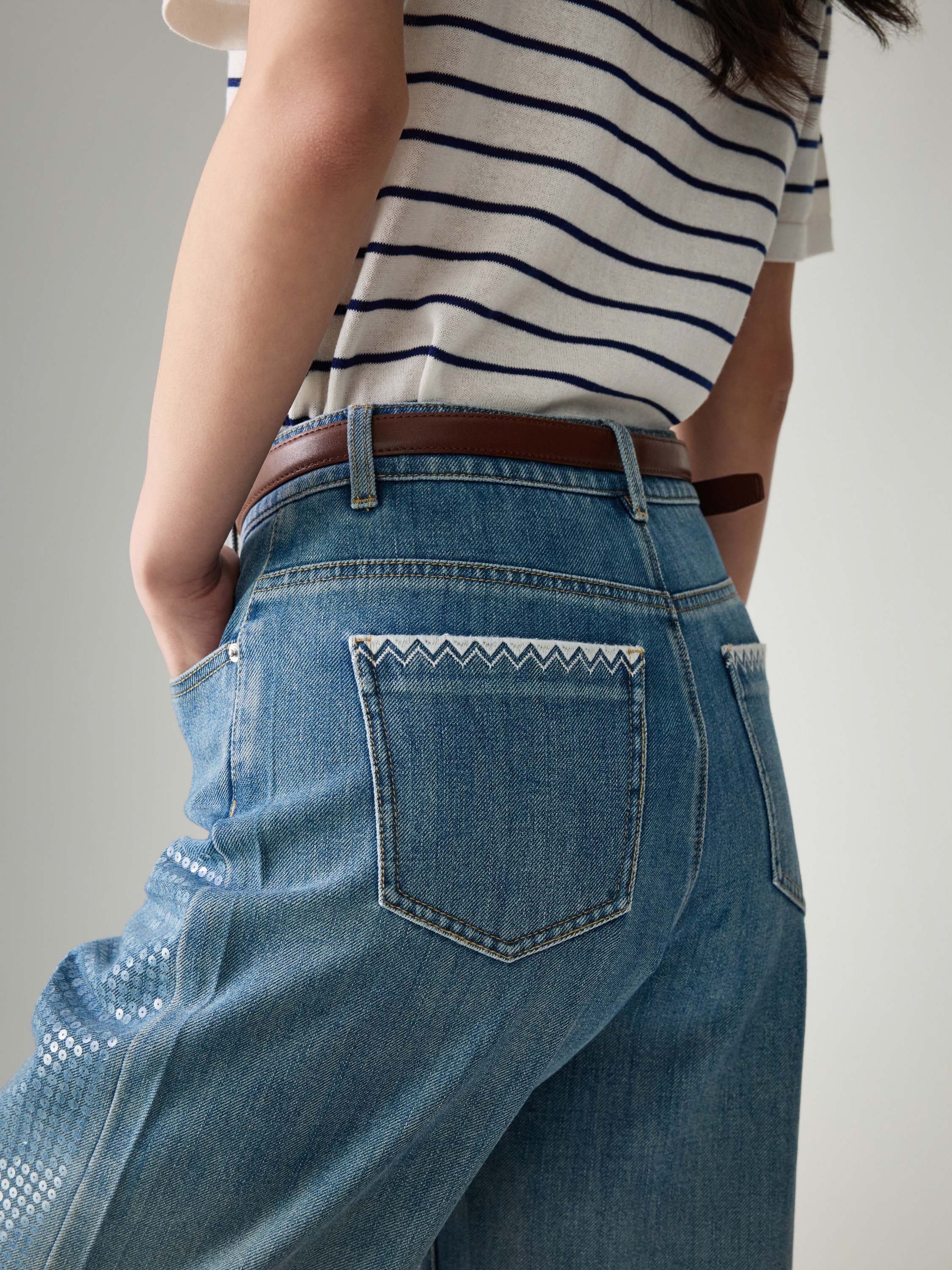 EP YAYING Wide-Leg Jeans