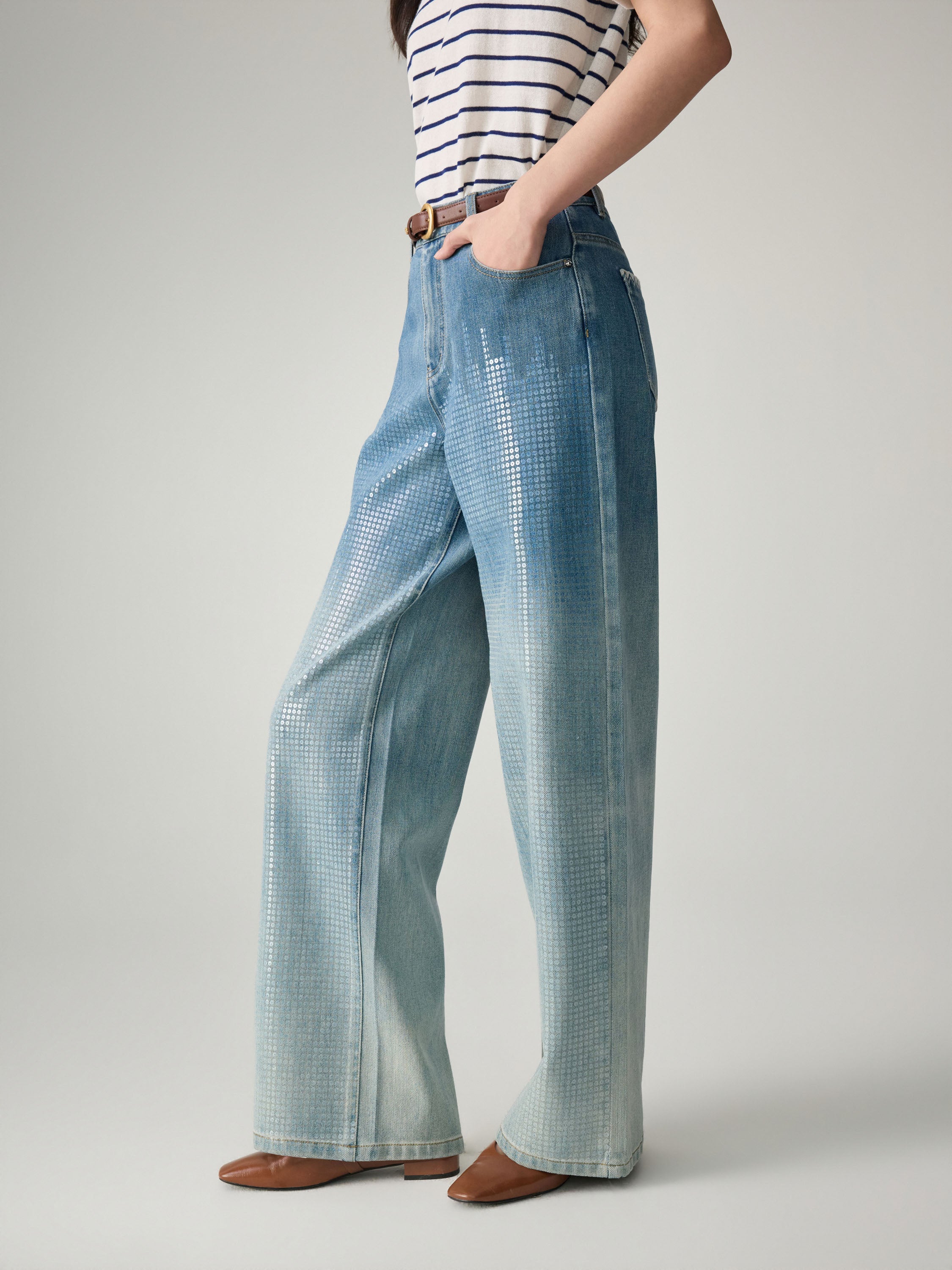 EP YAYING Wide-Leg Jeans