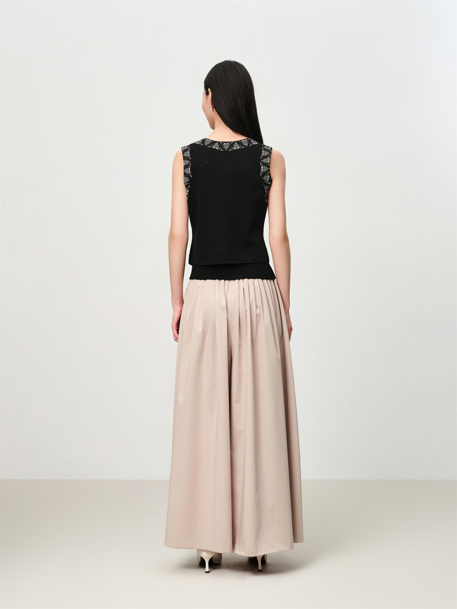 EP YAYING New Chinese Style Knit Vest EGKEA9040AH