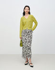 EP YAYING Jacquard High-Waist Skirt