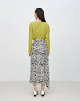 EP YAYING Jacquard High-Waist Skirt