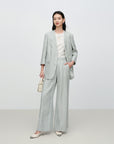 EP YAYING Loose Linen Straight-Leg Pants EGKEH6452AG