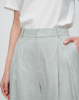 EP YAYING Loose Linen Straight-Leg Pants EGKEH6452AG