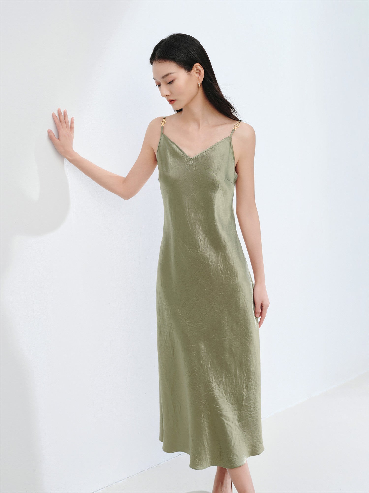 EP YAYING Acetate Slip Dress EGKET4215AG