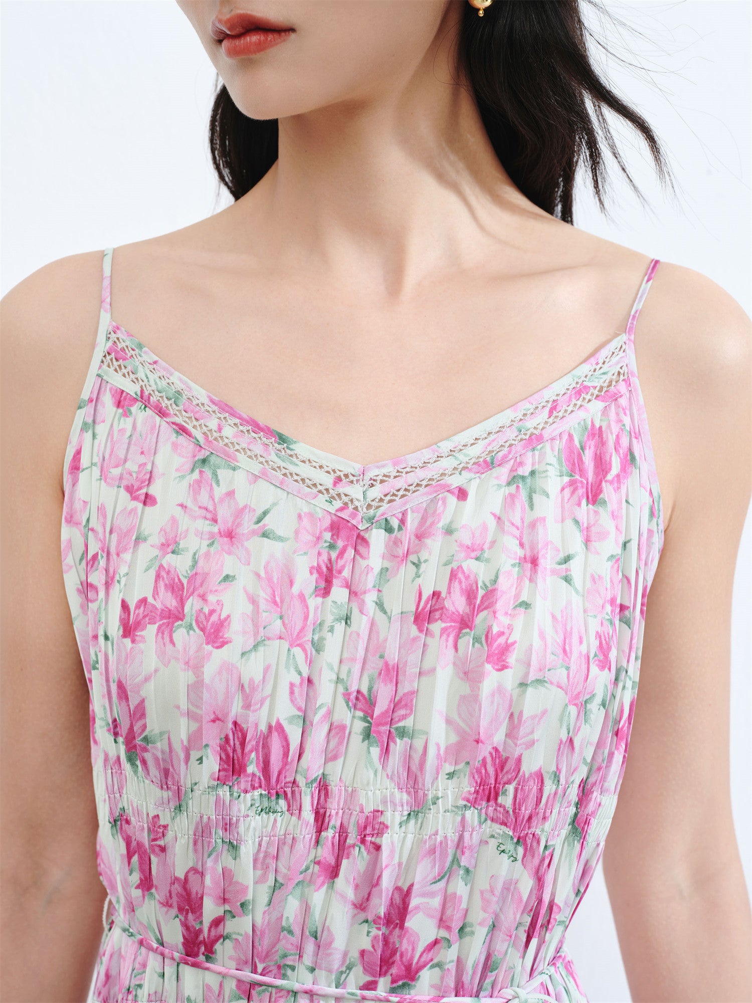 EP YAYING Pleated Slip Dress EGKEA4212AI