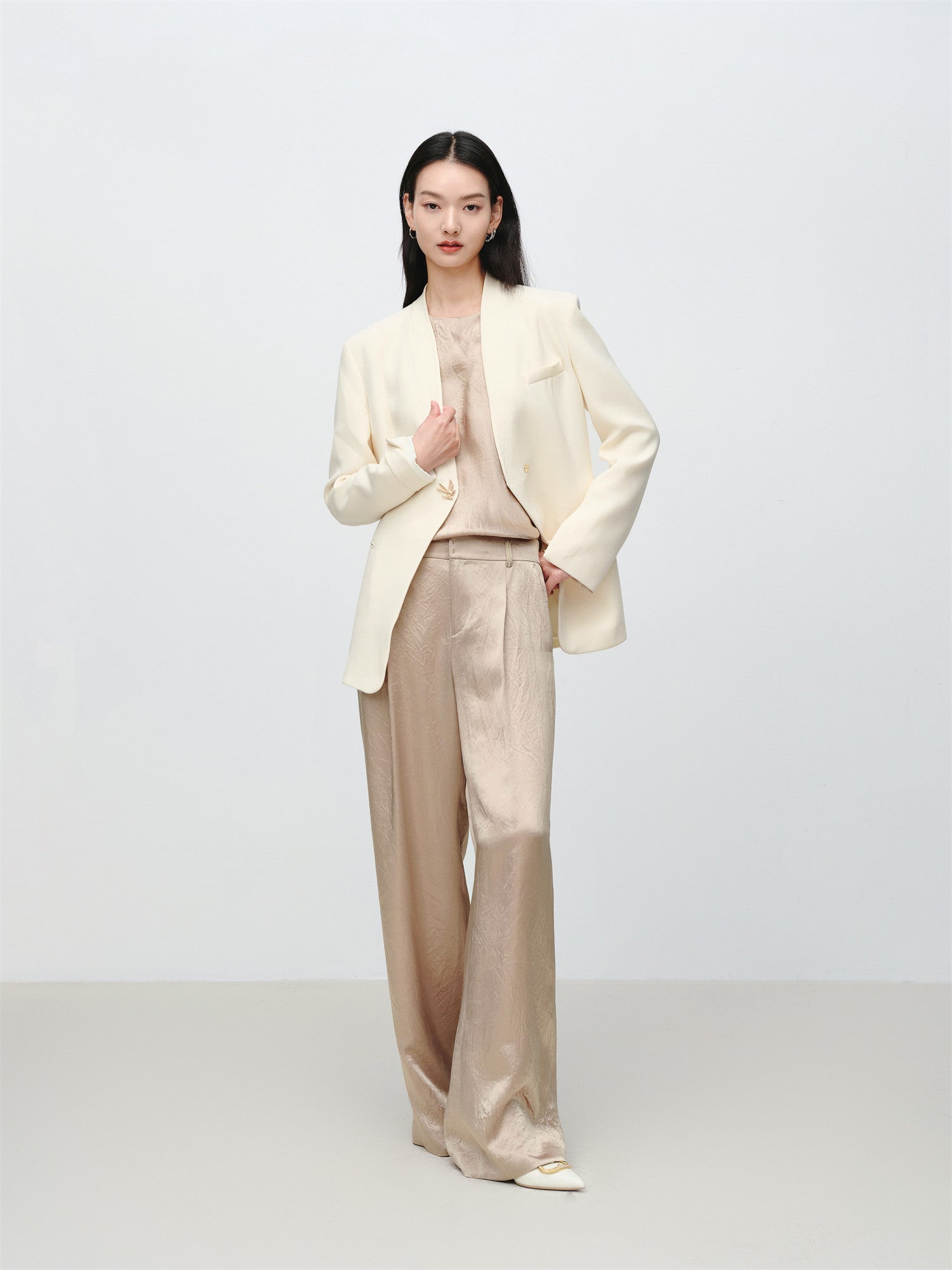 EP YAYING Acetate Crew Neck Inner Vest EGKET5112BE
