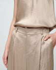 EP YAYING Drapey Acetate Straight-Leg Pants EGKET6431AE