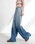 EP YAYING Tencel Straight-Leg Jeans EGKEDJ621AB
