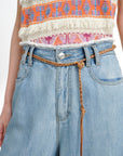 EP YAYING Tencel Straight-Leg Jeans EGKEDJ621AB