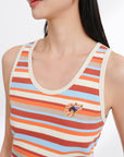 EP YAYING Cotton-Feel Embroidered Crew Neck Vest EGKEC5109AK