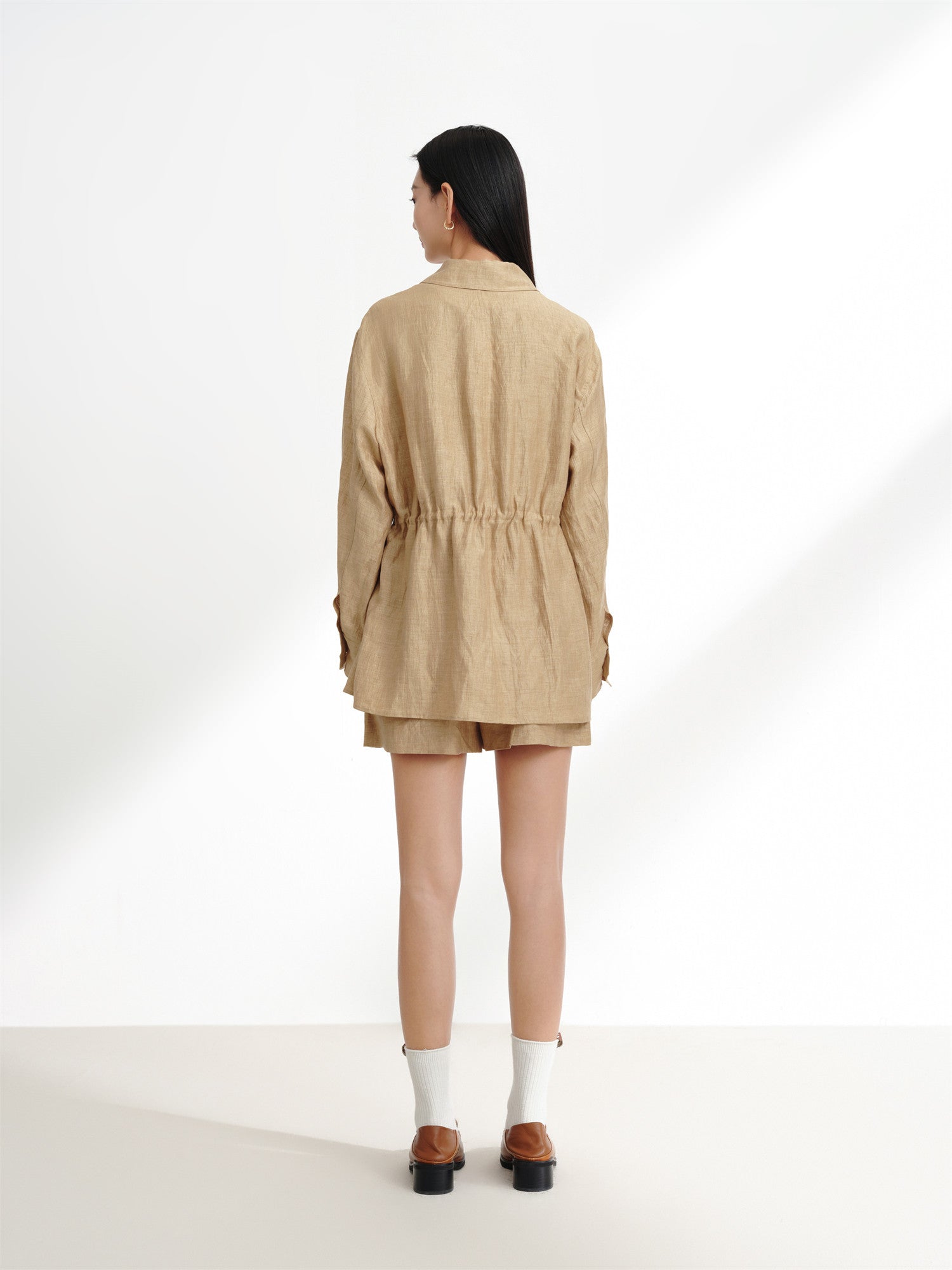 EP YAYING Linen Utility Jacket EGKEH1206AE