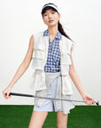 EP YAYING White Waist-Defining Vest