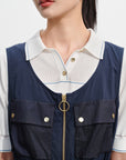 EP YAYING Vintage Waist-Defining Sleeveless Dress