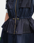 EP YAYING Vintage Waist-Defining Sleeveless Dress