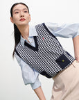 EP YAYING V-Neck Vest Sleeveless Knit Top
