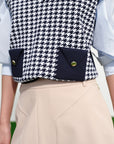 EP YAYING V-Neck Vest Sleeveless Knit Top