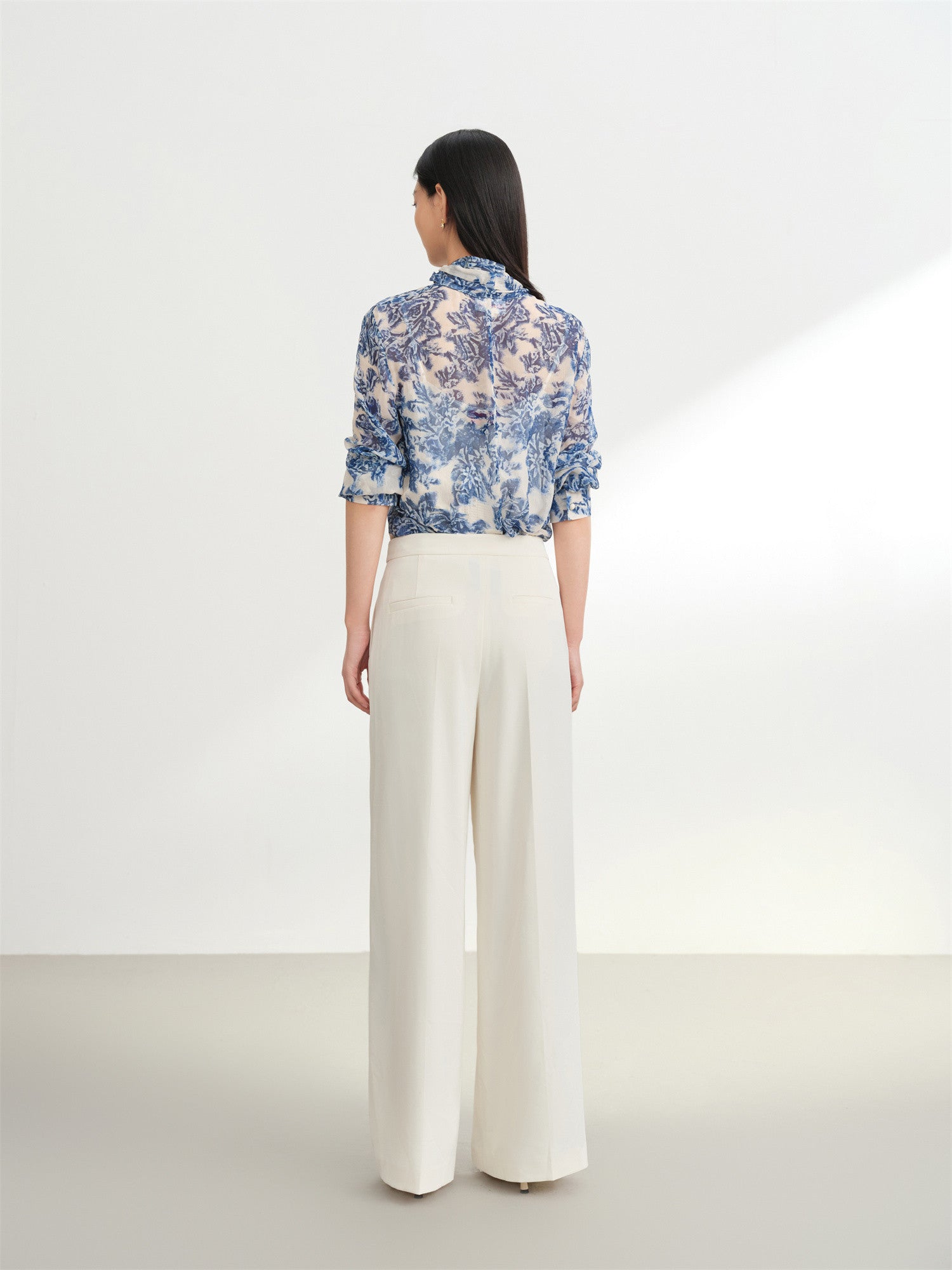 EP YAYING Straight-Leg Wide-Leg Casual Pants EGKAA6463AM
