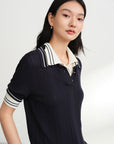 EP YAYING Collared Knit Base Layer Top EGKAA9547BZ