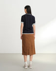 EP YAYING Collared Knit Base Layer Top EGKAA9547BZ