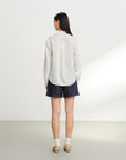 EP YAYING Mulberry Silk French-Style Shirt EGKAS2211AW