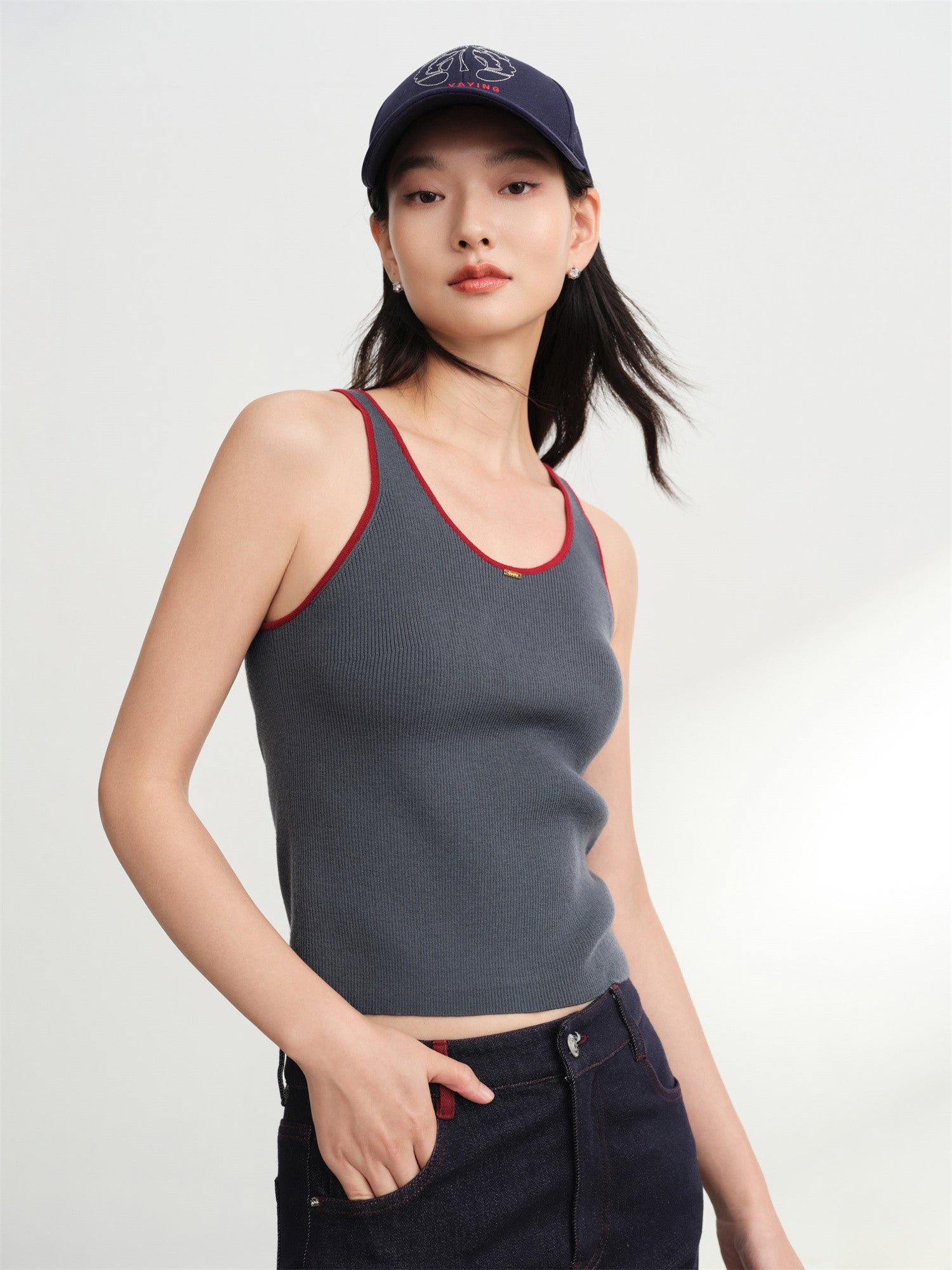 EP YAYING Merino Wool Knit Vest EGKAW9012AC