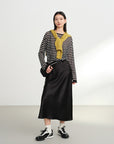 EP YAYING Crewneck Stripe Knit Sweater EGKAA9538AH