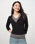 EP YAYING Slim-Fit Knit Base Layer Top EGKAS5507AH