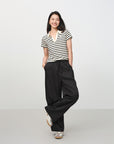 EP YAYING High-Waist Wide-Leg Casual Pants EGKAA6495AH
