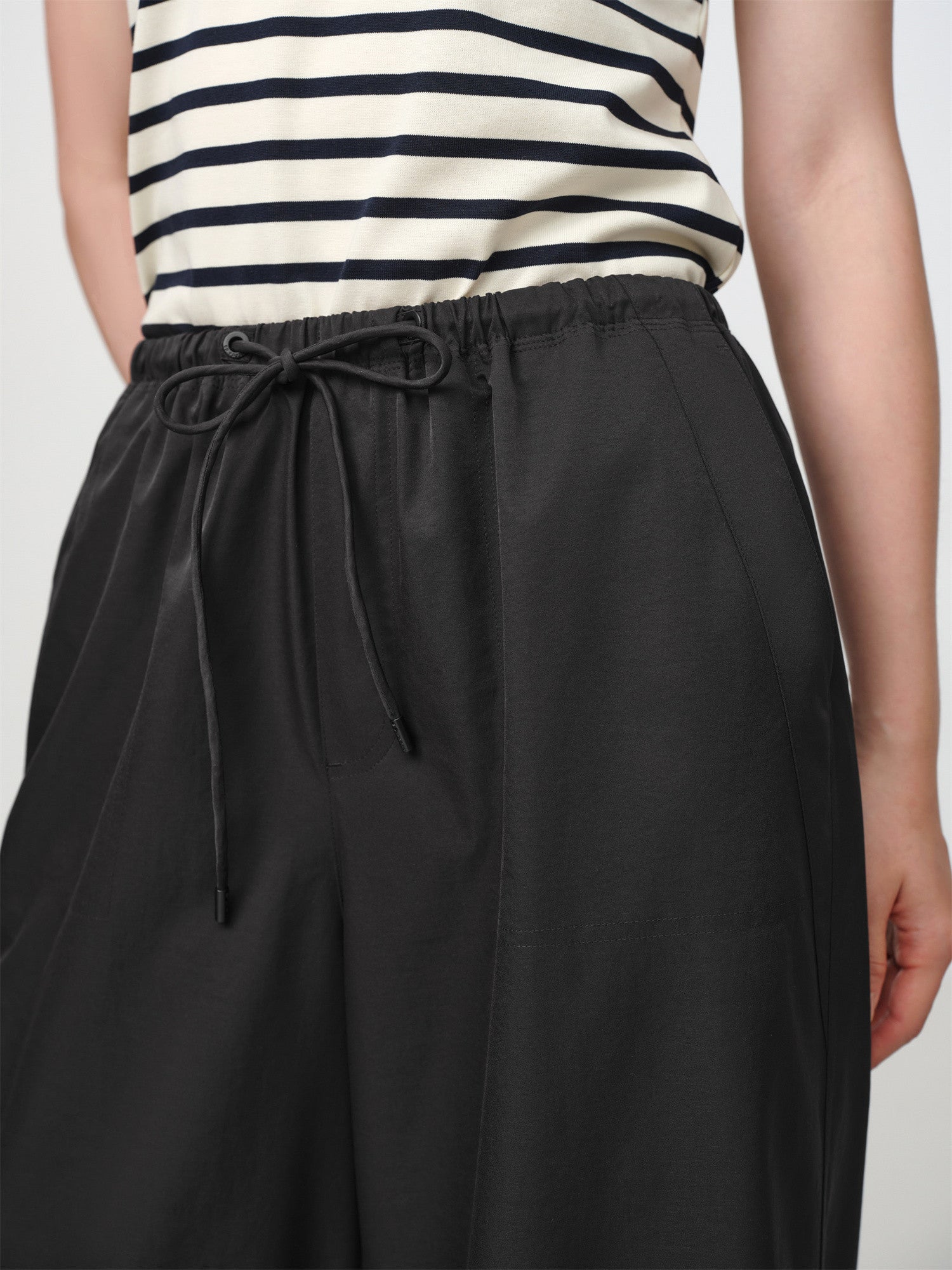 EP YAYING High-Waist Wide-Leg Casual Pants EGKAA6495AH