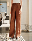 YAYING RELAXED FLUID WIDE-LEG PANTS
