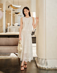 YAYING SILK-COTTON KNIT TANK TOP