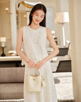 YAYING SILK-COTTON KNIT TANK TOP
