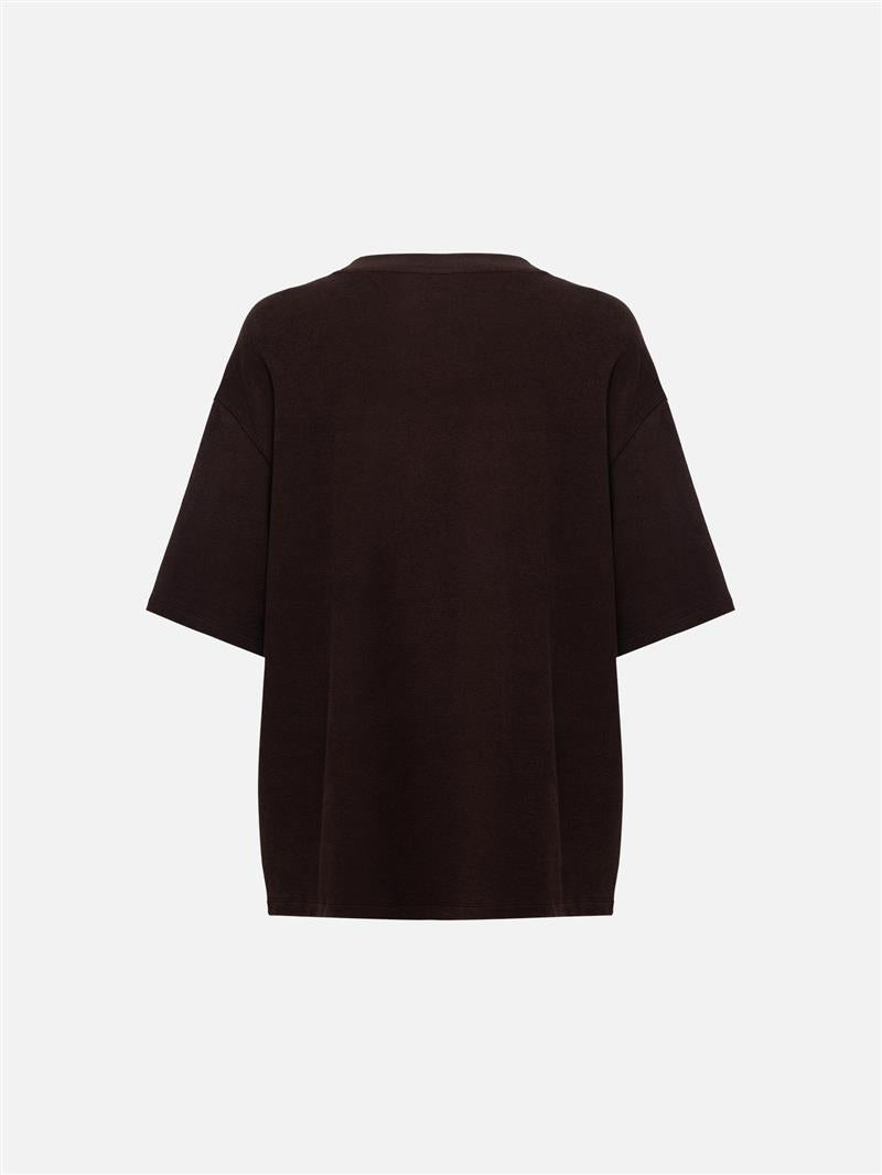 EP YAYING Stretch Cotton Short Sleeve Top