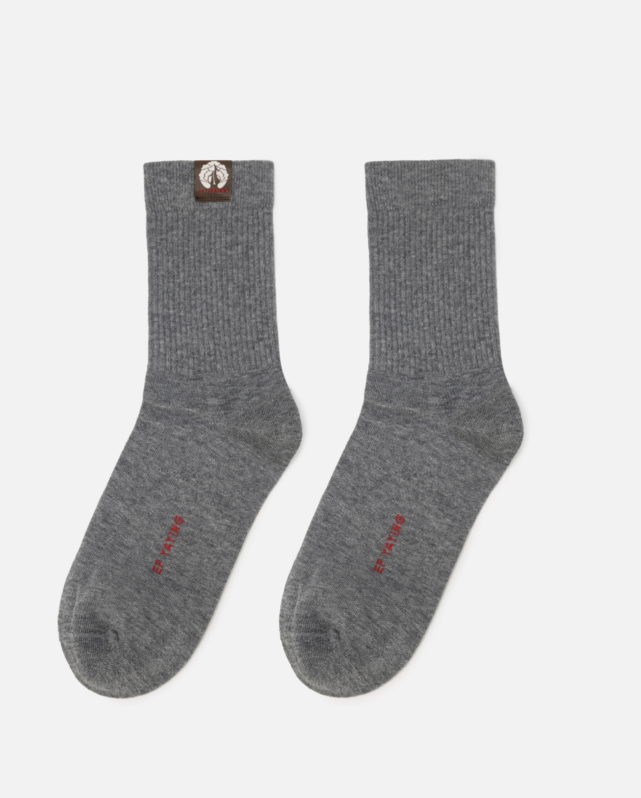 EP YAYING Days of the Week Multicolor Simple Mid-Calf Cotton Socks