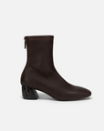 EP YAYING Elastic Sheepskin Block Heel Slim Boots
