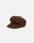 EP YAYING 100% Wool Vintage Knit Newsboy Beret
