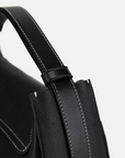 EP YAYING Full-Grain Leather Commuter Ingot Bag