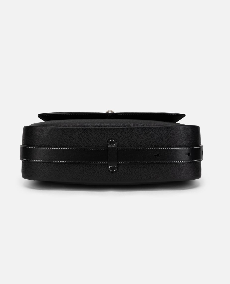 EP YAYING Full-Grain Leather Commuter Ingot Bag