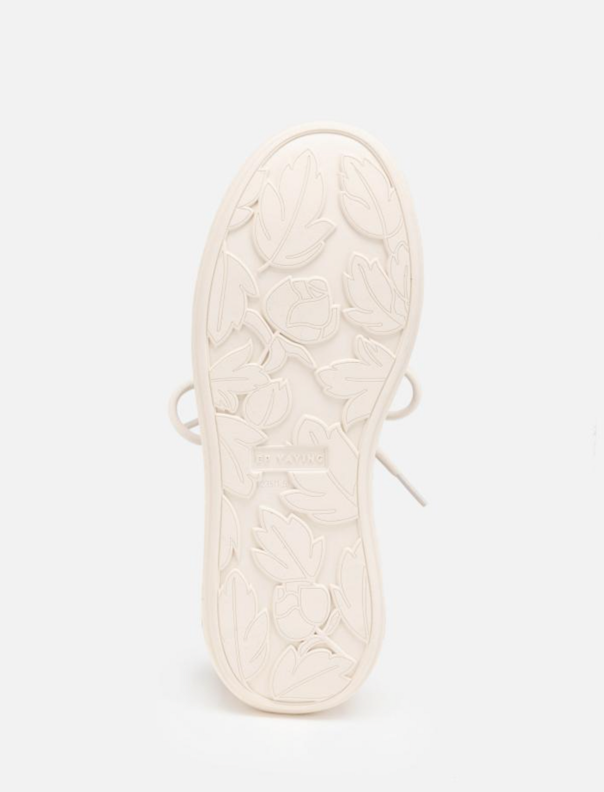 EP YAYING Chinese Brocade Embellished Flatform Sneakers