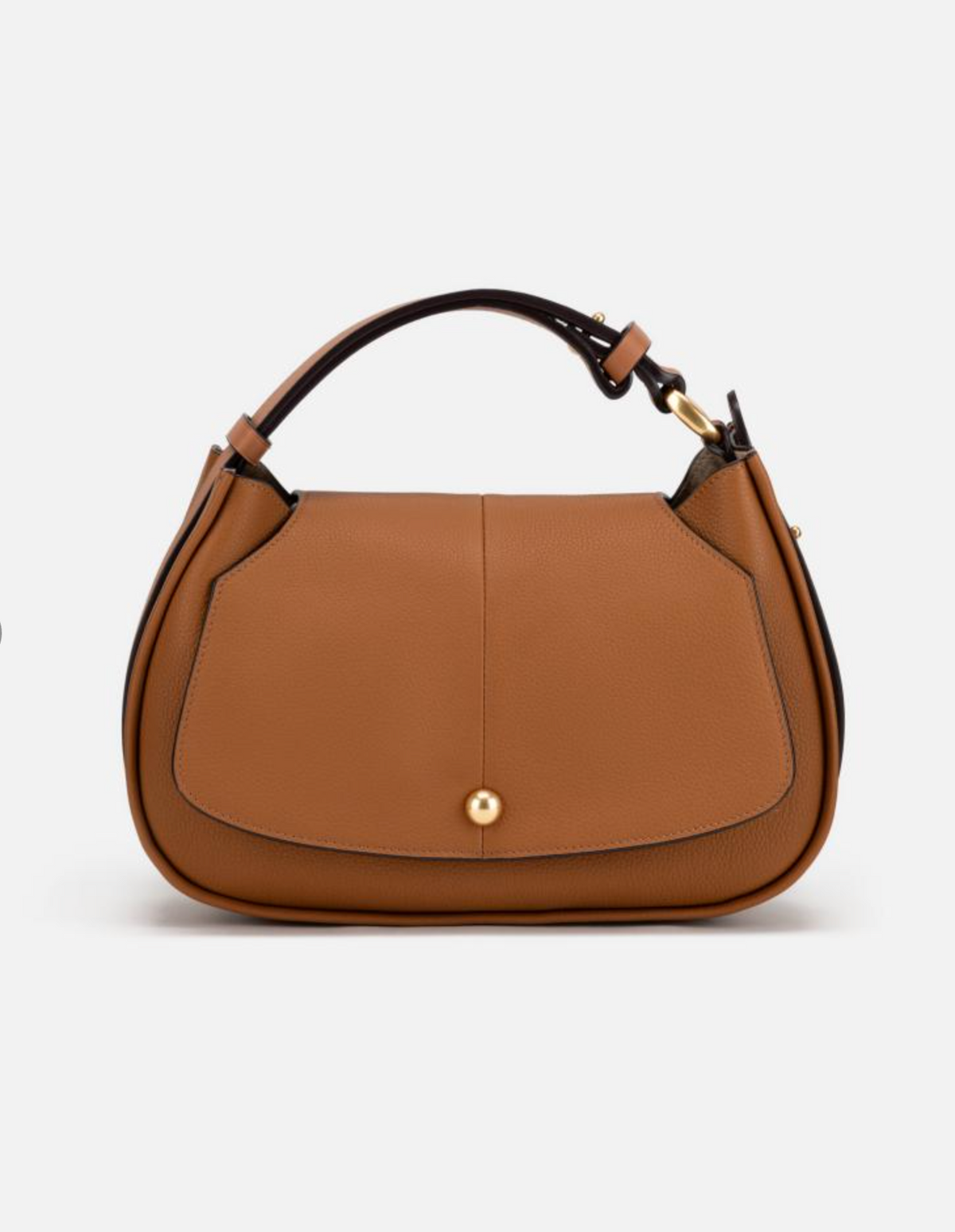 EP YAYING Full-Grain Leather Commuter Ingot Bag