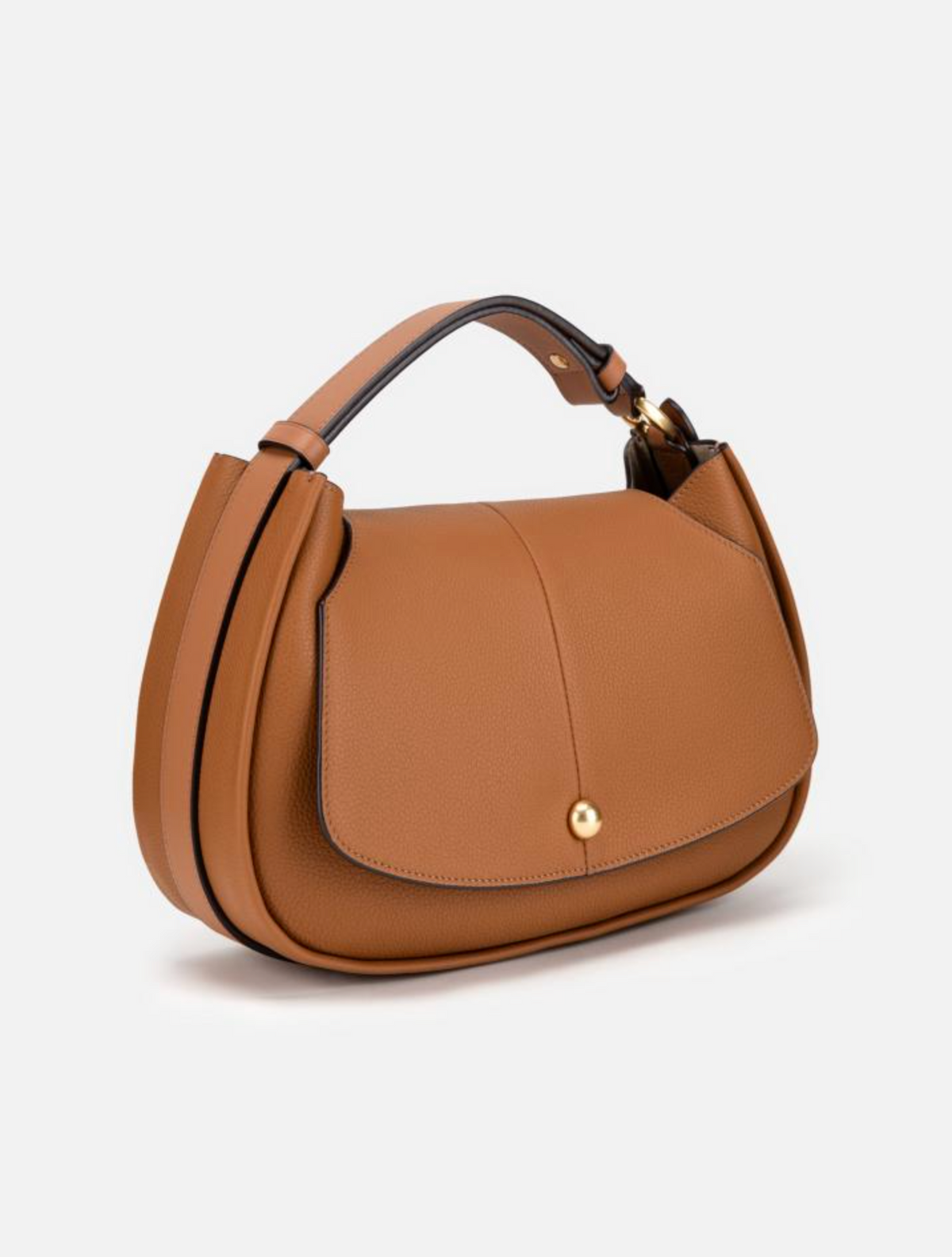 EP YAYING Full-Grain Leather Commuter Ingot Bag